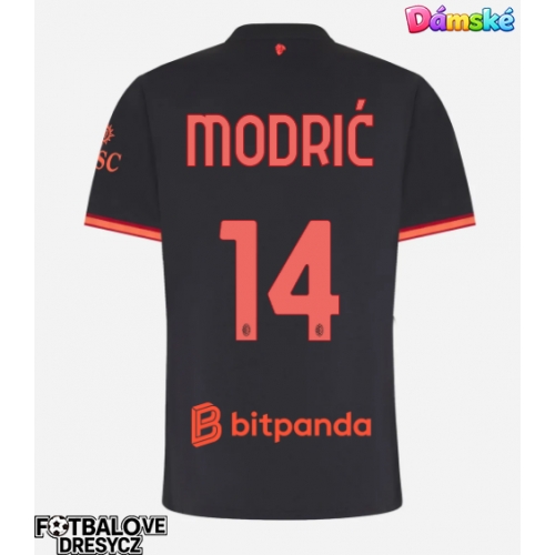 AC Milan Luka Modric #14 Dámské Alternativní Dres 2026-27 Krátký Rukáv AC Milan Luka Modric #14 Dámské Alternativní Dres 2026-27 Krátký Rukáv
